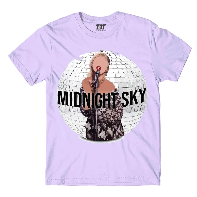 knot front t-shirts -Miley Cyrus T shirt - Midnight Sky