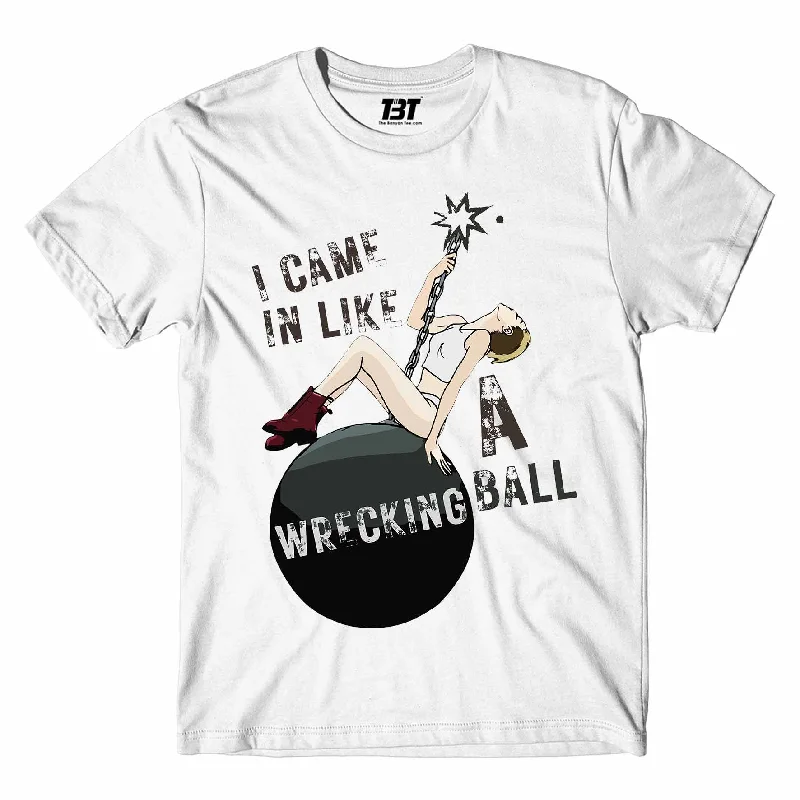 dinosaur t-shirts kids -Miley Cyrus T shirt - Wrecking Ball