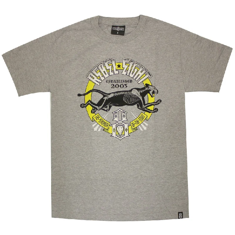 skyline t-shirts urban -REBEL8 Strength Of The Eight T-shirt Heather Grey