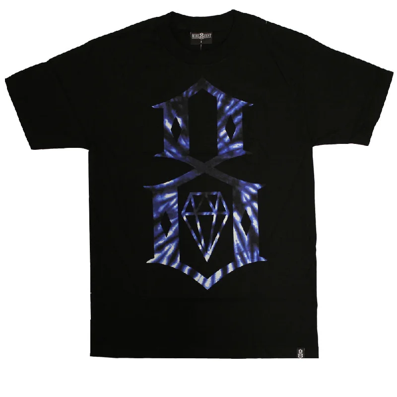 inspirational t-shirts uplift -Rebel8 Tie Dye Logo T-shirt Black