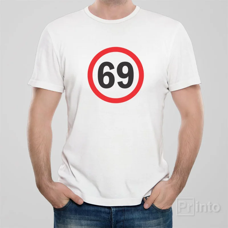 brushed cotton t-shirts -Road sign 69