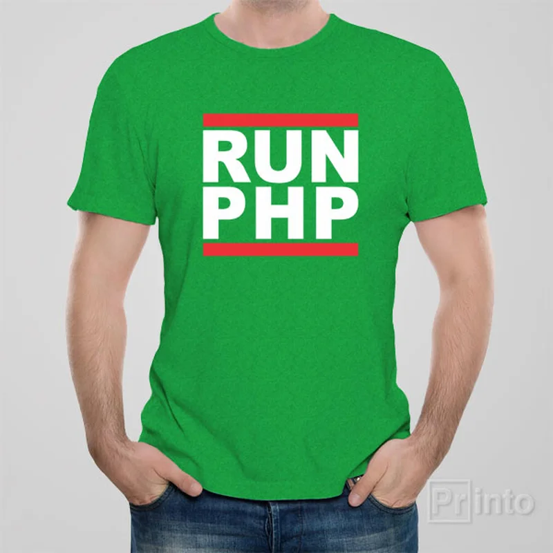 burnout t-shirts style -RUN PHP