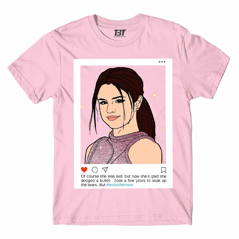 yoga retreat t-shirts -Selena Gomez T shirt - Look At Her Now