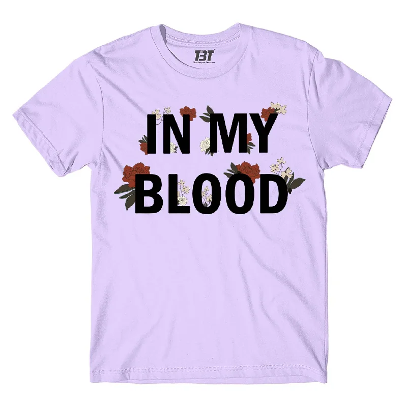 inspirational t-shirts uplift -Shawn Mendes T shirt - In My Blood