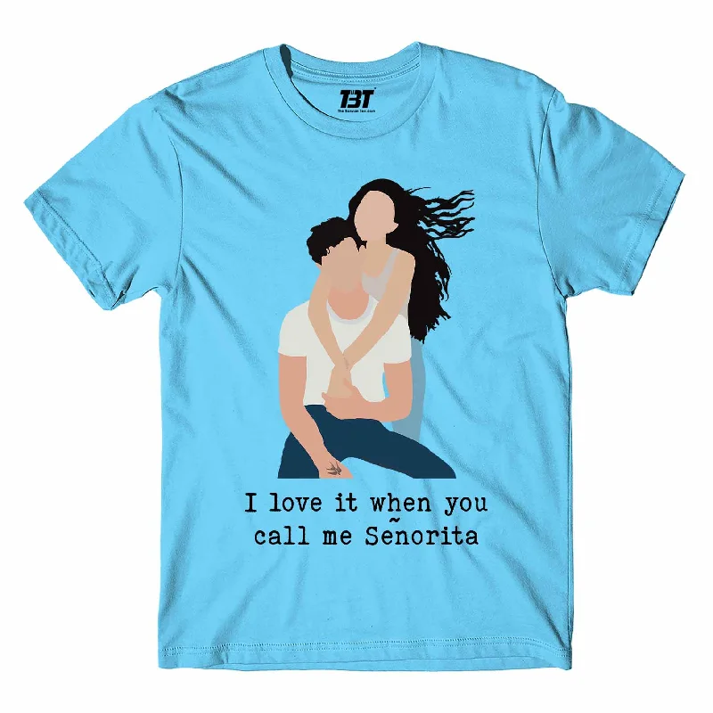 hiking t-shirts durable -Shawn Mendes T shirt - Senorita