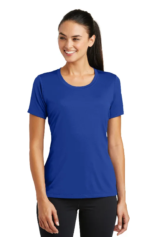 ombre t-shirts gradient -Sport-Tek Womens Tough Moisture Wicking Short Sleeve Crewneck T-Shirt - True Royal Blue - Closeout