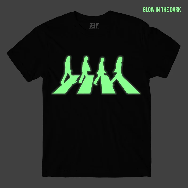 reflective t-shirts safety -The Beatles T shirt - Glow In The Dark