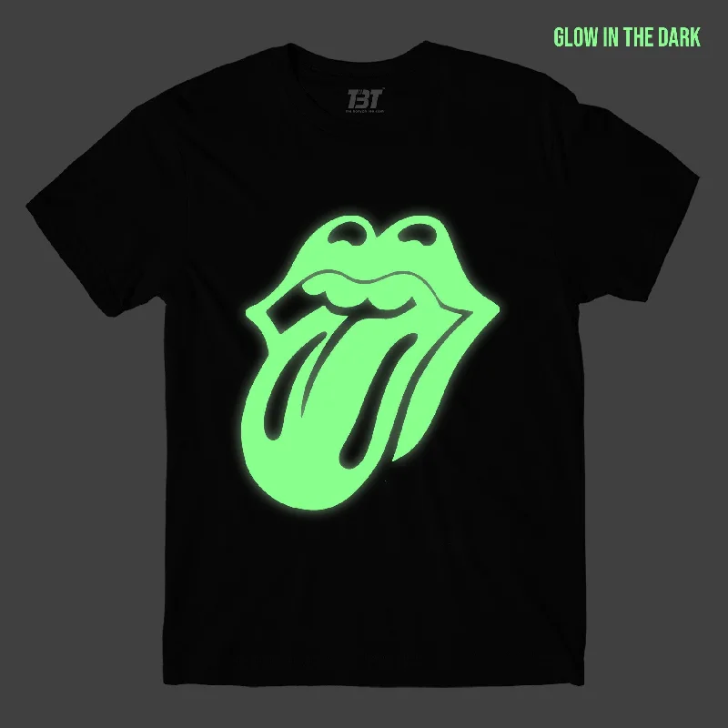 sequined t-shirts party -The Rolling Stones T shirt - Glow In The Dark