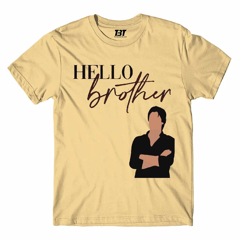 digital print t-shirts -The Vampire Diaries T shirt - Hello Brother