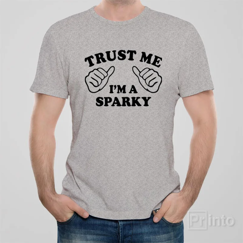 team uniform t-shirts -Trust me - I am a sparky - T-shirt