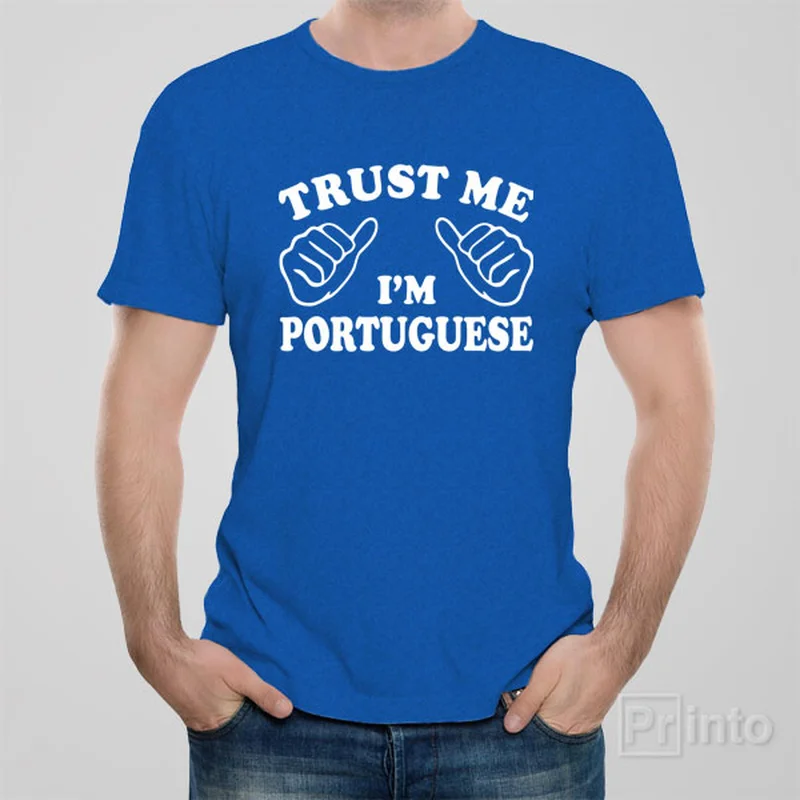 speckled t-shirts design -Trust me - I am Portuguese - T-shirt