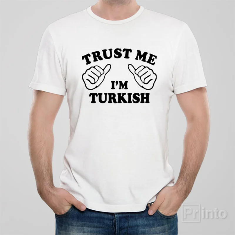 Henley t-shirts casual -Trust me - I am Turkish - T-shirt