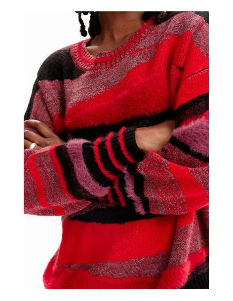 Wool pullover sweater winter -Dante Abstract Sweater