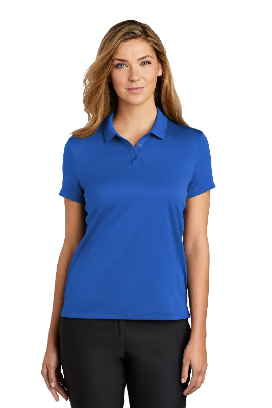 Nike Womens Essential Dri-Fit Moisture Wicking Short Sleeve Polo Shirt - Game Royal Blue