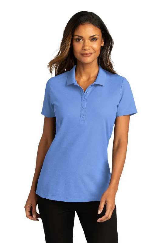 birth year shirts -Port Authority Womens React SuperPro Snag Resistant Short Sleeve Polo Shirt - Ultramarine Blue