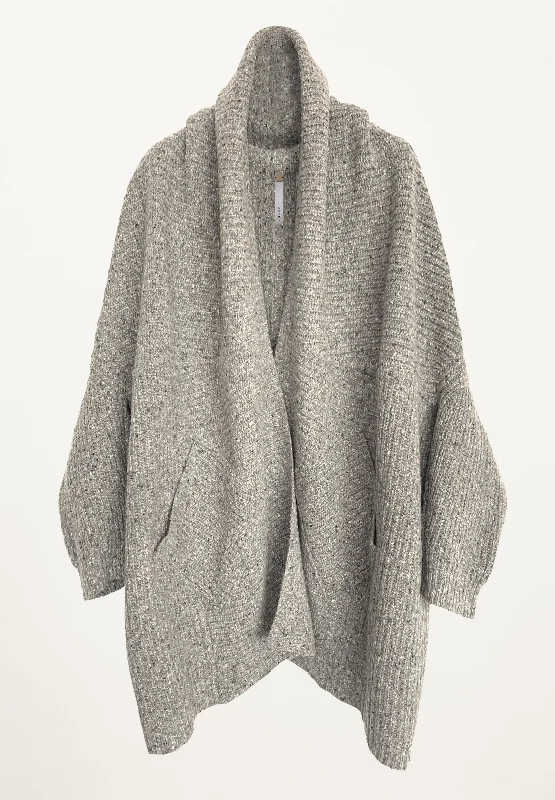 Lightweight open cardigan beige -Jackson Sweater Coat in Sand