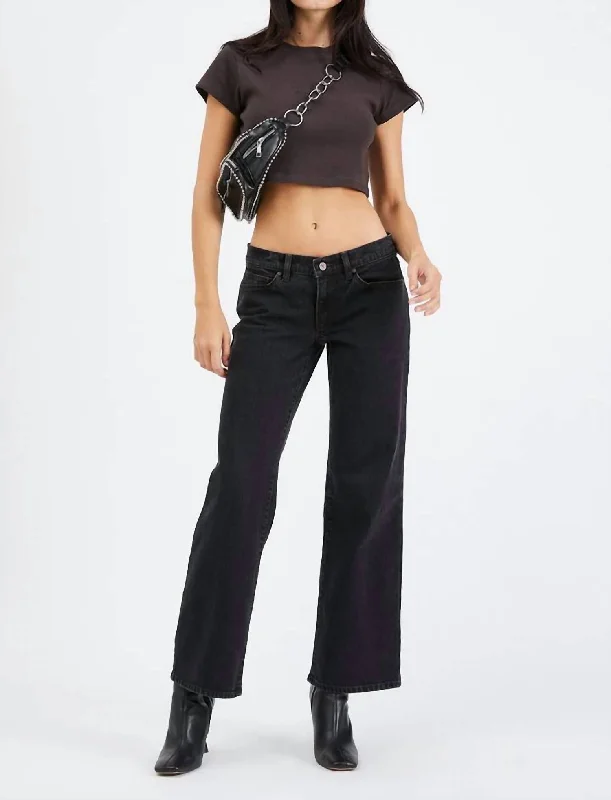 awareness pants cause -99 Low Wide Jeans In Black Box