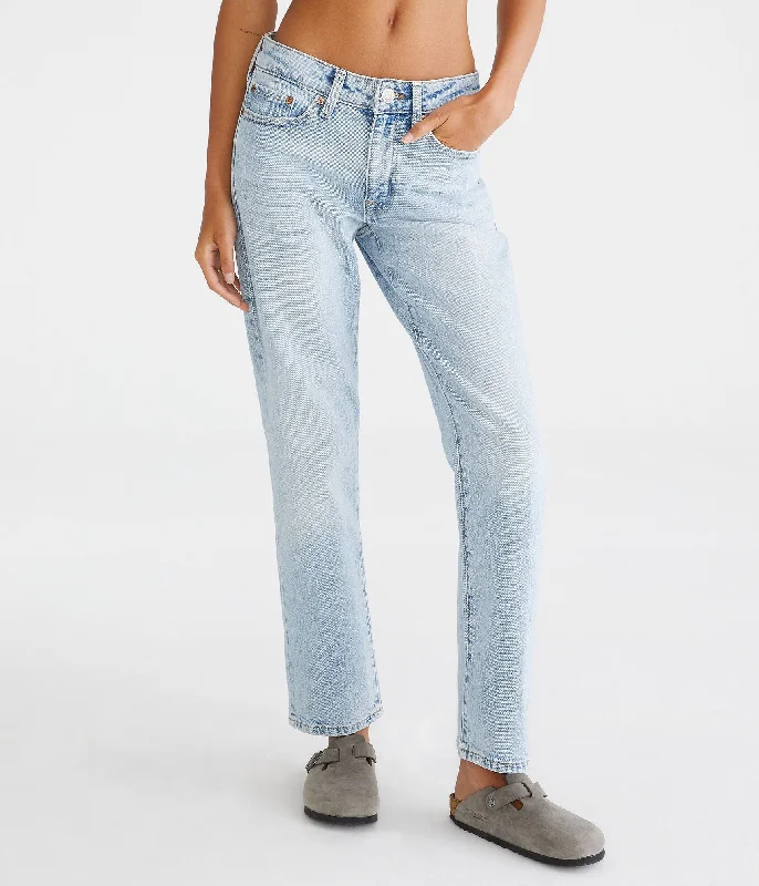 40th birthday jeans -Aeropostale Mid-Rise Straight Ankle Jean