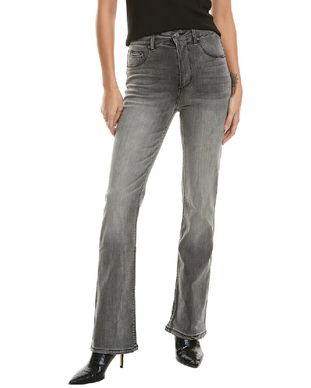 conference pants -AFRM Huxley Shadow Grey Baby Bootcut Jean