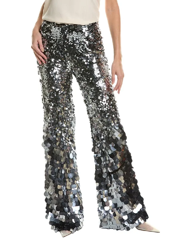 laser-cut pants -Alberta Ferretti Trouser