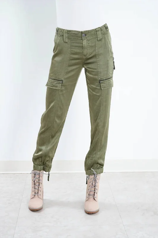 beach wedding pants -Axel Jogger In Olive