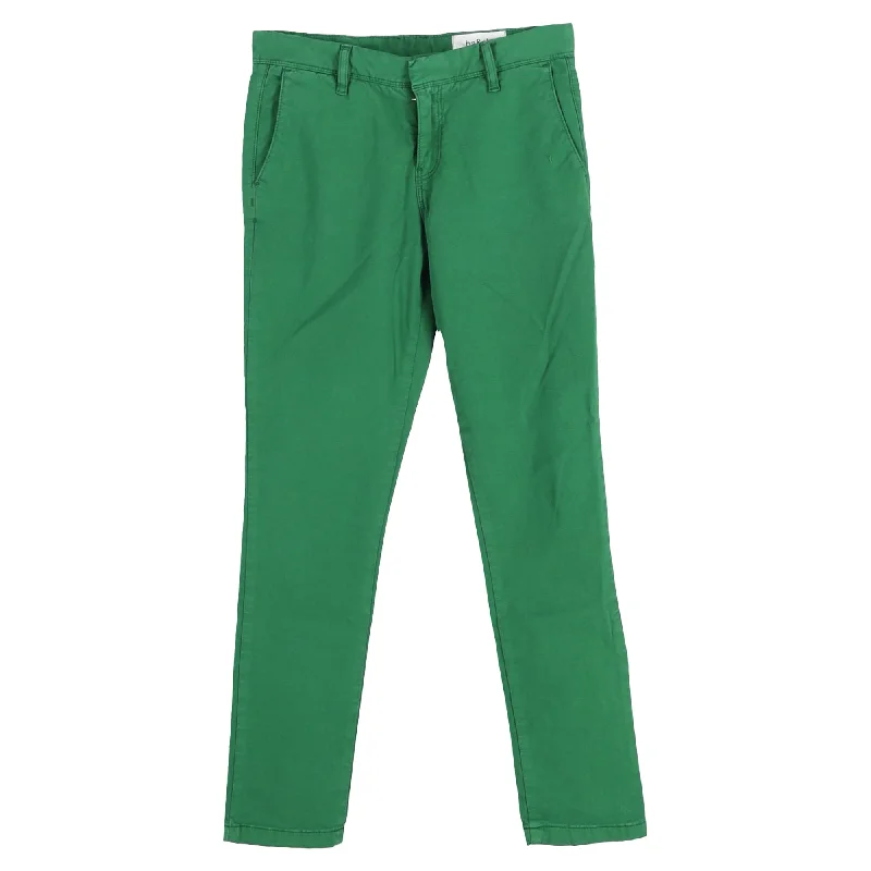 gardener pants green -Ba&sh Moni Trousers in Green Cotton