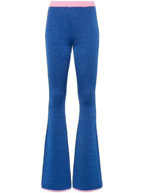 gathered yoke pants -Bally Women's Trousers blue