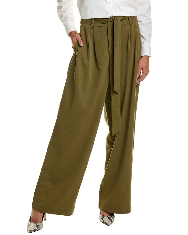 baker pants comfy -BCBG New York Wide Leg Pant