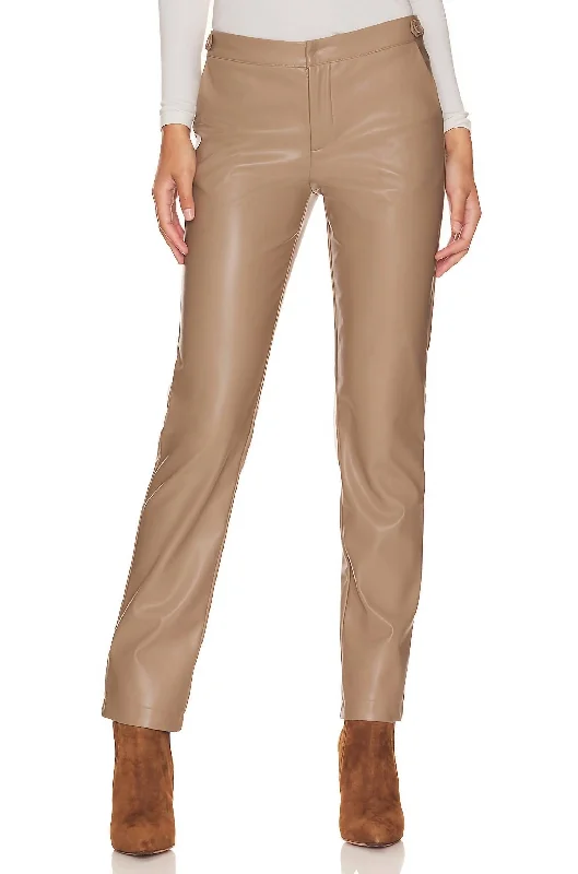 custom photo jeans -Chloe Pant In Taupe