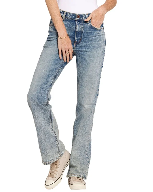 bold graphic jeans -Current/Elliott The Signature Topanga Bootcut Jean