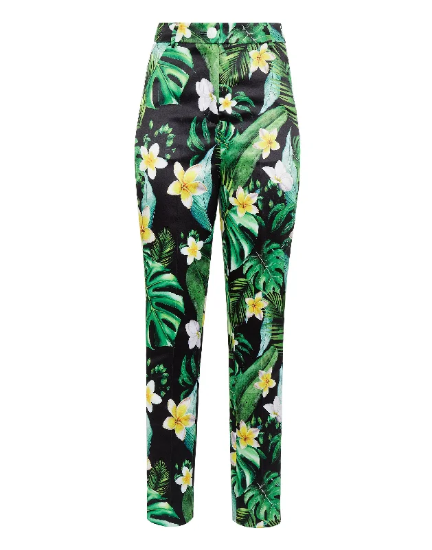 solid color jeans -Duchesse Super High Waist Trousers Hawaii