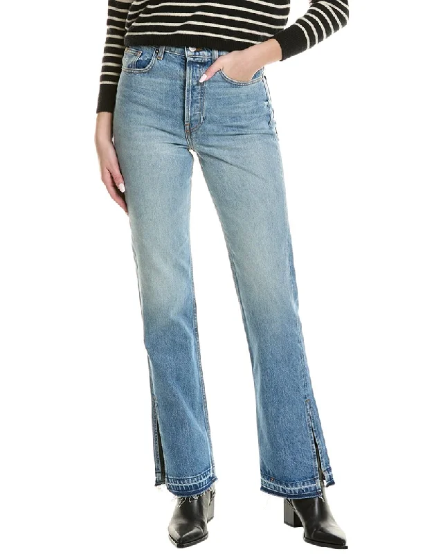 charity event pants -EB DENIM Unraveled Two Newport Jean