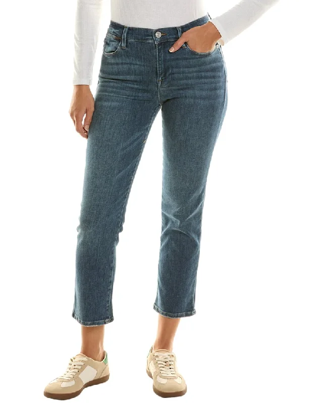 tab hem jeans -FRAME Denim Le High  Straight Leg Jean