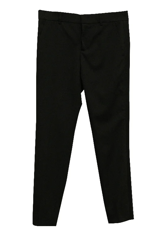 dad jeans cool -Gucci Tuxedo Pants in Black Wool