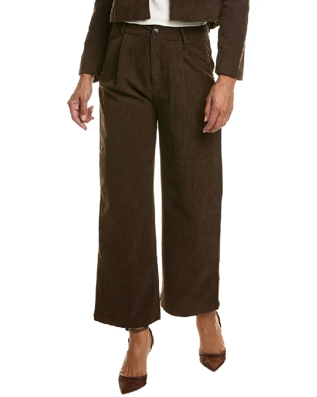 bleach wash pants -HL Affair Corduroy Pant