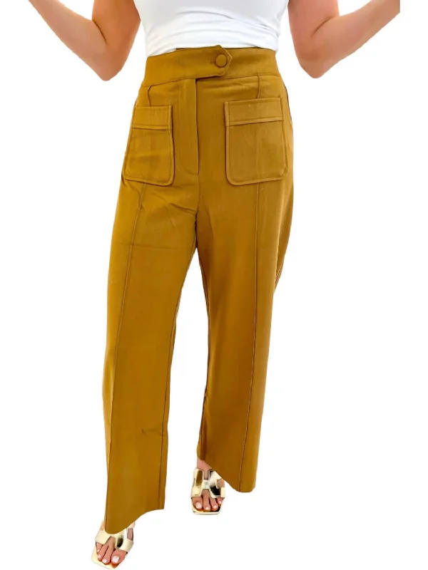 couples jeans matching -Jerry Trouser Pants In Camel