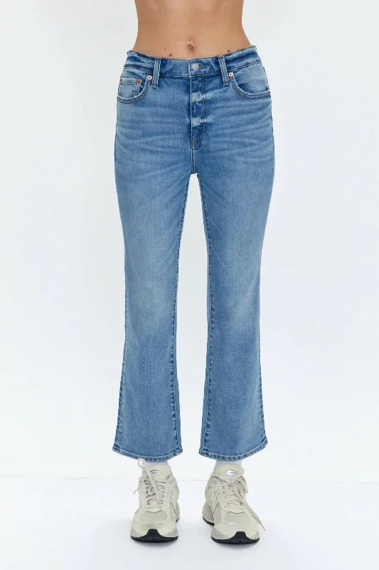 photographer jeans -Lennon High-Rise Boot Cut Jeans In London Vintage