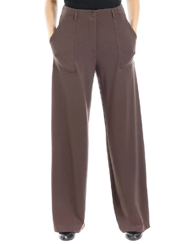 craft fair pants -Max Studio Ponte Wide Leg Pant