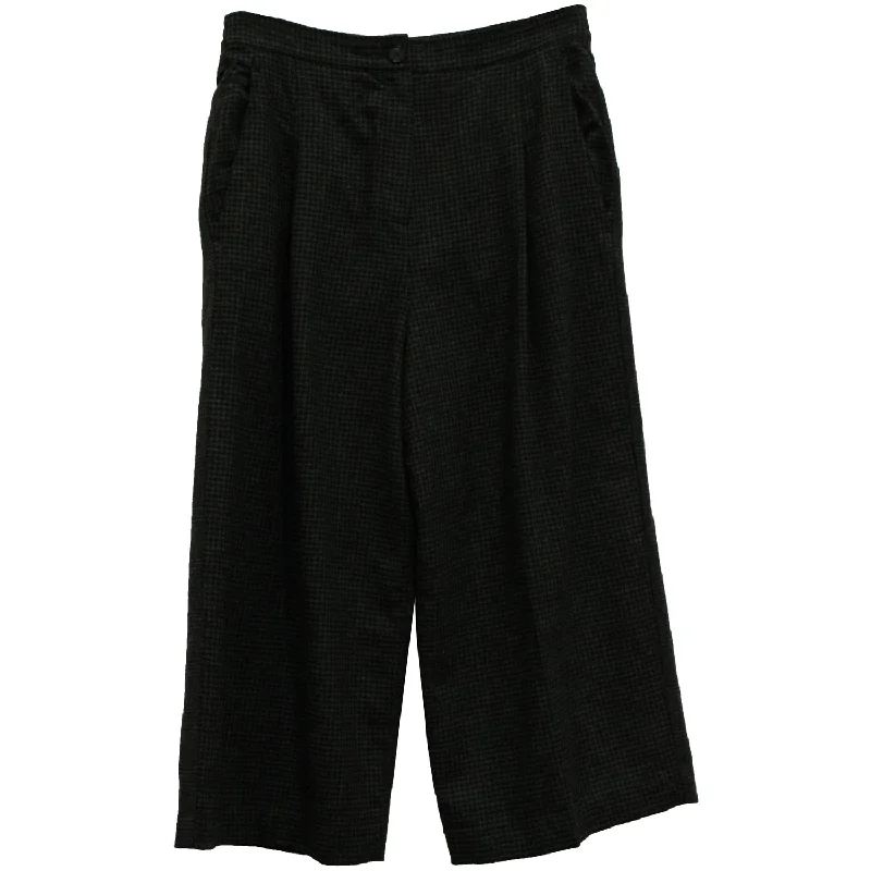 padded pants cozy -McQ by Alexander McQueen Culottes in Grey Wool