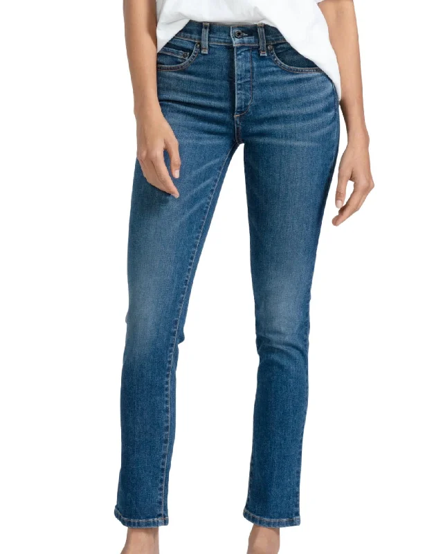 ombre pants gradient -Mid Rise Skinny Denim In Telluride