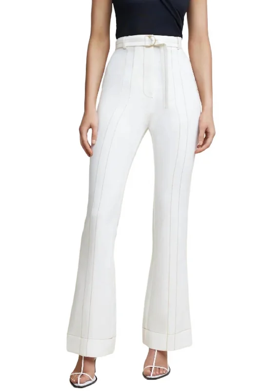 family photo pants -Moreton Pant In Ivory