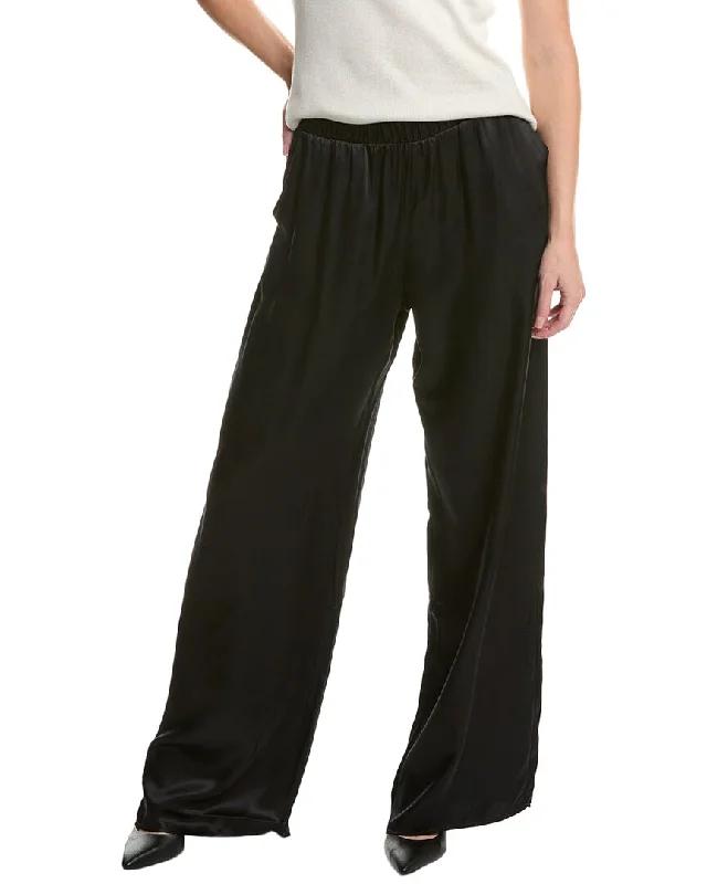 girlfriend pants women -Nation LTD Riviera Straight Leg Pull Pant