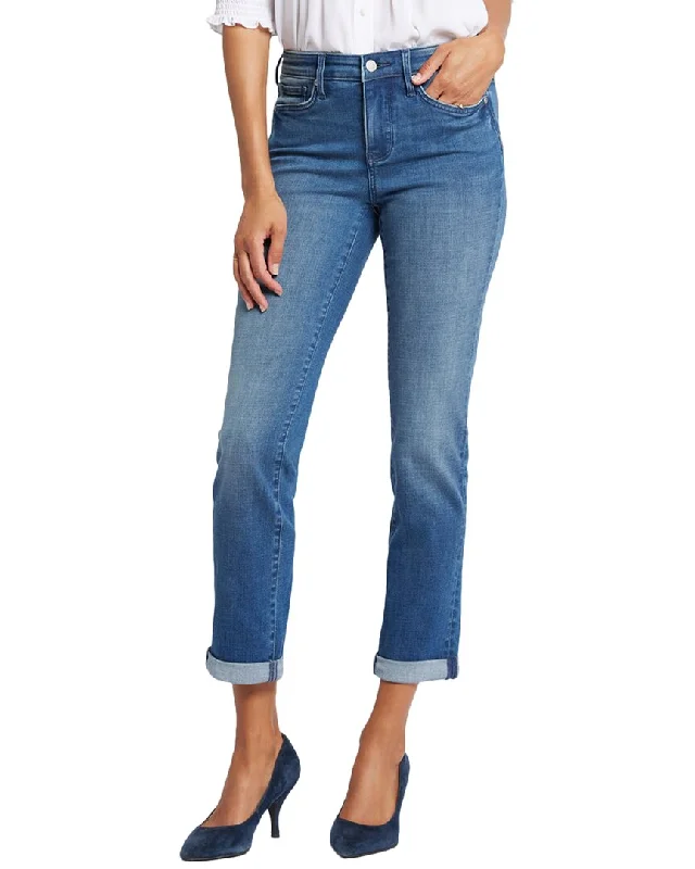 obstacle course pants -NYDJ Sheri Blue Island Ankle Crop Jean