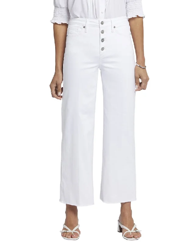 hometown pants -NYDJ Teresa Optic White Wide Leg Jean