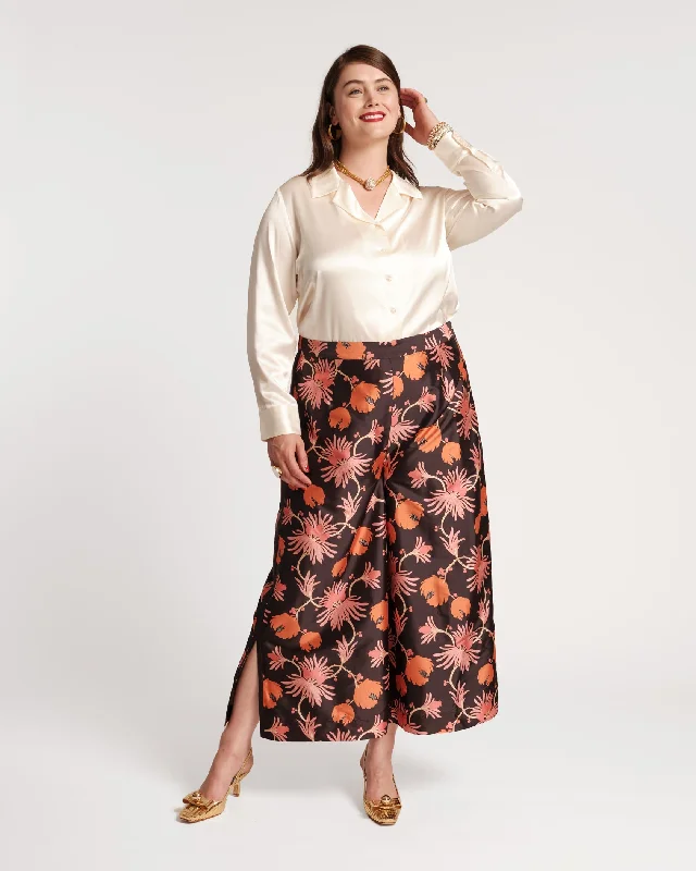 forest theme jeans -Palazzo Pant Fantasia Print