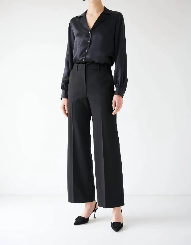 business casual pants -Prince Pants In Black