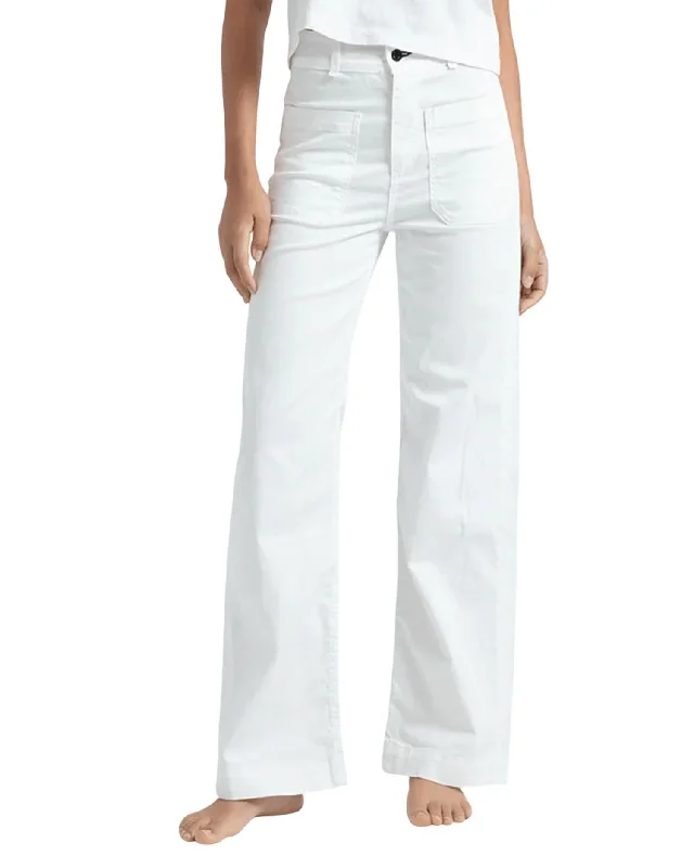 souvenir jeans -Sailor Twill Pant In Ivory