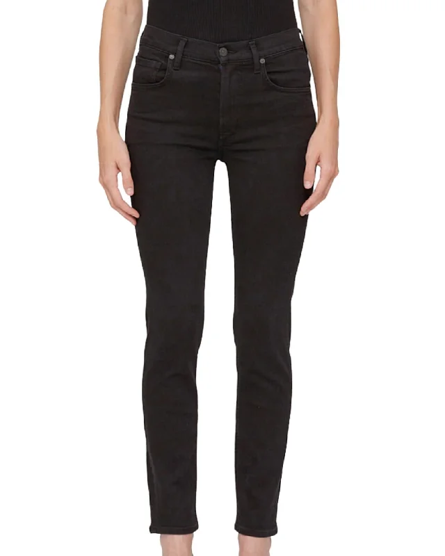 thermal pants cold -Sloane Skinny Denim In Black