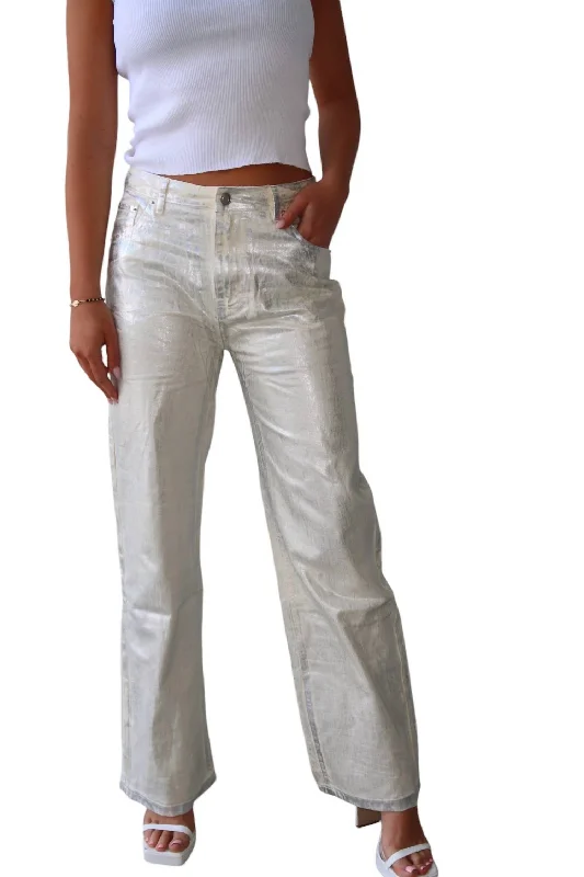 seminar jeans pro -Star Girl Pants In Silver