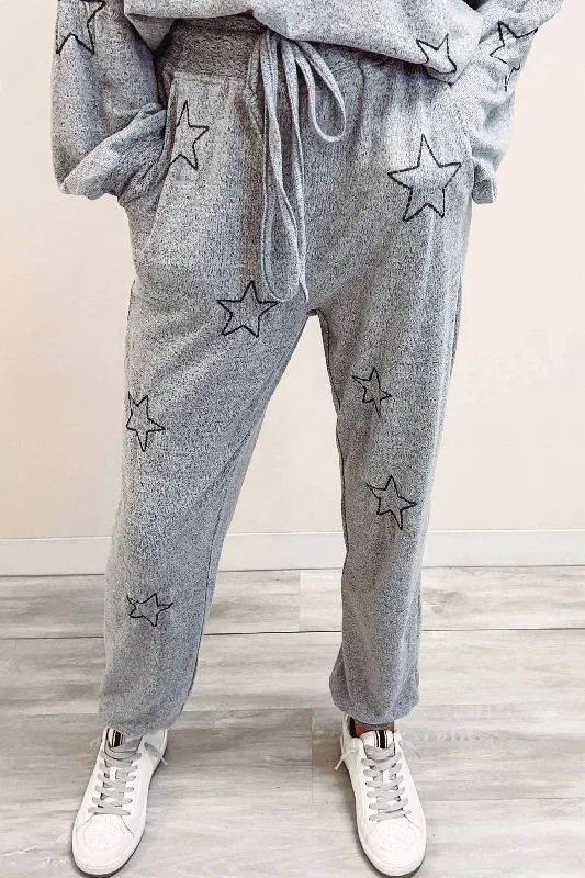 bachelorette pants -Star Jogger In Heather Grey